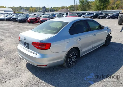 2015 Volkswagen Jetta 2.0L S from USA, damaged, VIN 3VW2K7AJ5FM404207